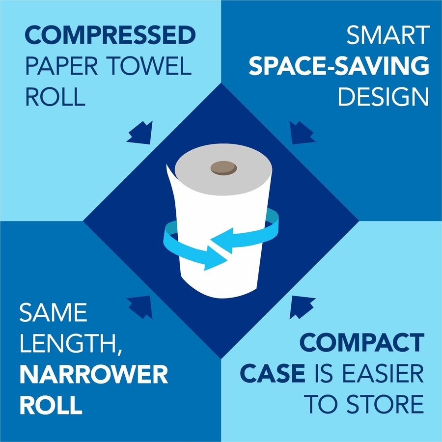 8" Width x 800 ft Length - Brown, Kraft - Paper - 12 / Carton