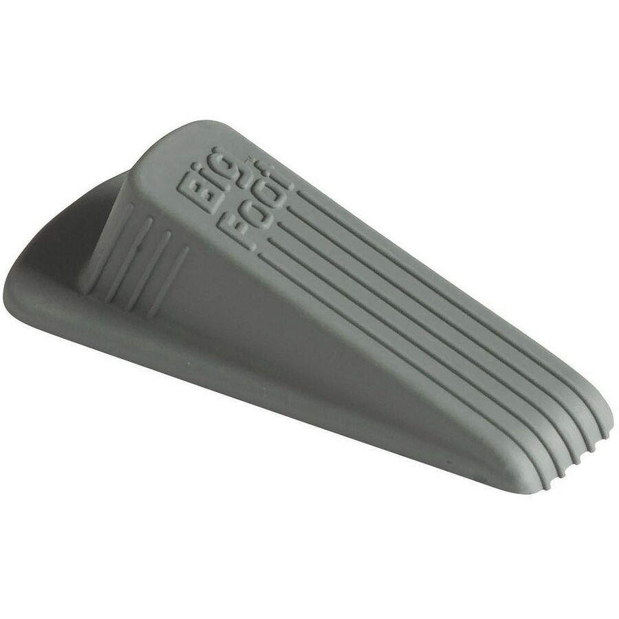 Big Foot Doorstop - Gray - Non-skid Base, Prevent Scratches, Heavy Duty, Non-slip, Impact Resistant, Crush Proof - Rubber - 1.3" Height x 2.3" Width - Gray - 1 Each