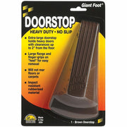 2" Door Clearance - Non-skid Base, Prevent Scratches, Impact Resistant, Non-slip, Heavy Duty, Crush Proof - Rubber, Santoprene, Sanoprene - 2" Height x 3.5" Width - Brown - 1 Each