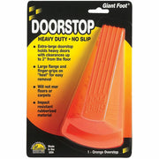 2" Door Clearance - Non-skid Base, Prevent Scratches, Impact Resistant, Non-slip, Heavy Duty, Crush Proof - Rubber, Santoprene, Sanoprene - 2" Height x 3.5" Width - Orange - 1 Each