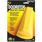 2" Door Clearance - Non-skid Base, Prevent Scratches, Impact Resistant, Non-slip, Heavy Duty, Crush Proof - Rubber, Santoprene, Sanoprene - 2" Height x 3.5" Width - Yellow - 1 Each