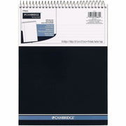 70 Sheets - Spiral - 20 lb Basis Weight - 8 1/2" x 11 3/4" Sheet Size - White Paper - Micro Perforated, Heavyweight, Stiff-back, Spiral Lock - 1 Each