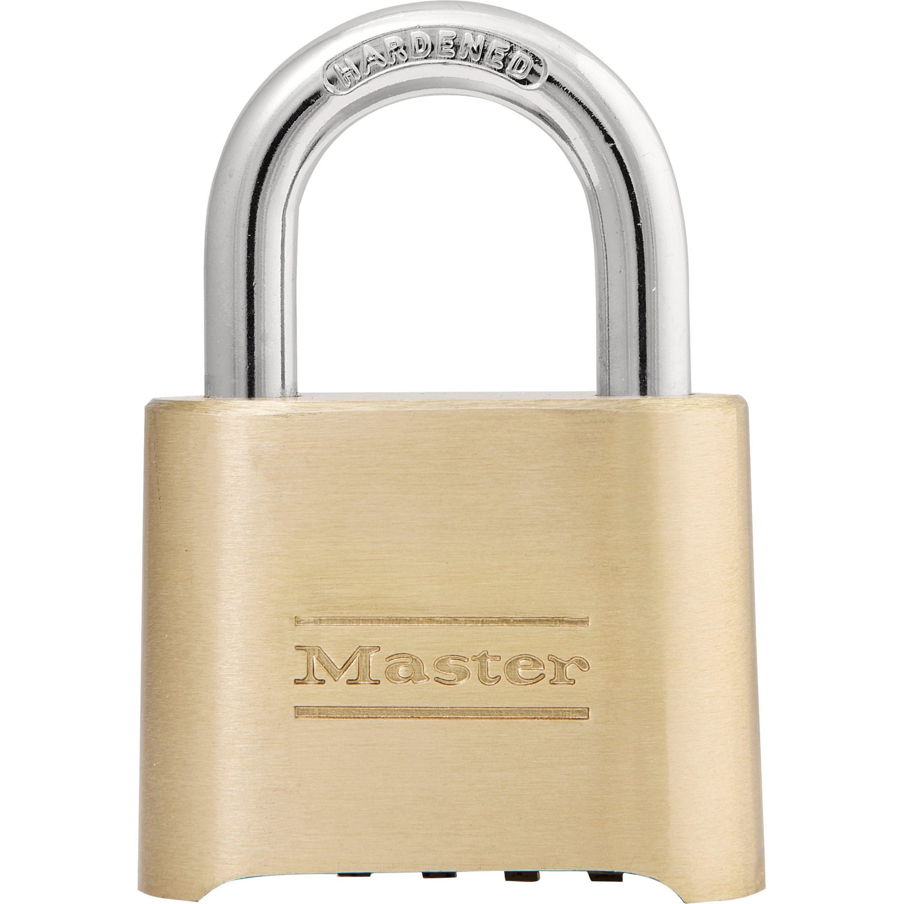 4 Digit - 0.31" Shackle Diameter - Brass - 1 Each