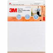 40 Sheets - Plain - Stapled - 18.50 lb Basis Weight - 25" x 30" Sheet Size - White Paper - Cardboard Cover - Resist Bleed-through, Heavyweight, Sturdy Back - 2 / Carton