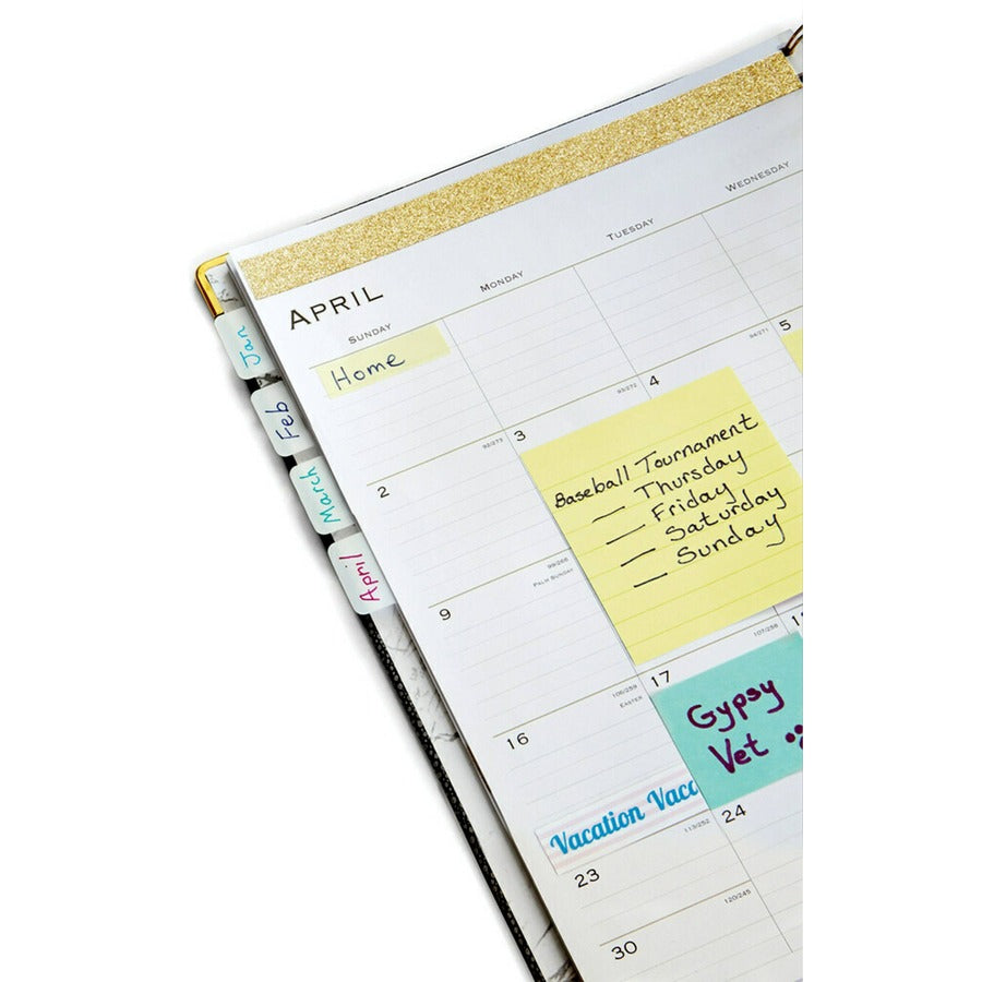 Post-it&reg; Lined Notes - 600 x Canary Yellow - 3" Flag/Note Width x 3" Flag/Note Length - Square - 100 Sheets per Pad - Ruled - Yellow - Paper - Self-adhesive, Repositionable, Removable - 6 / Pack