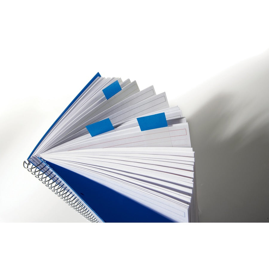 484 - 1" Flag/Note Width x 1 1/2" Flag/Note Length, 1/2" Flag/Note Width x 1 1/2" Flag/Note Length - Rectangle, Arrow - Unruled - Blue, Yellow, Yellow, Green, Pink, Assorted - Self-adhesive, Removable - Dispenser Included - 1 Pack