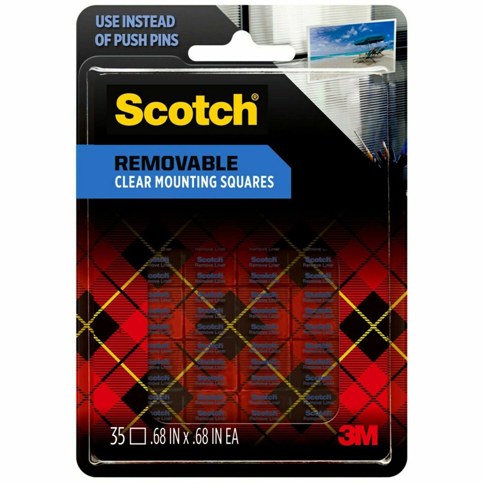 0.69" Length x 0.69" Width - Gray - Stain Resistant - For Mounting - 1 Pack