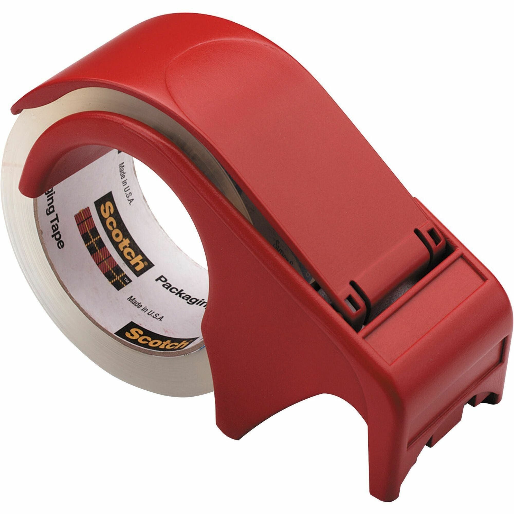 Holds Total 1 Tape(s) - 3" Core - Refillable - Red - 1 Each