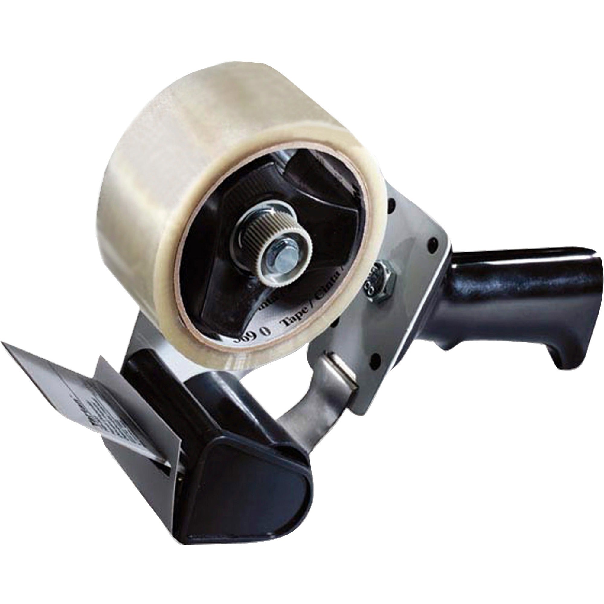 Holds Total 1 Tape(s) - 3" Core - Refillable - Adjustable Tension Mechanism, Adjustable Braking Mechanism - Gray - 1 Each
