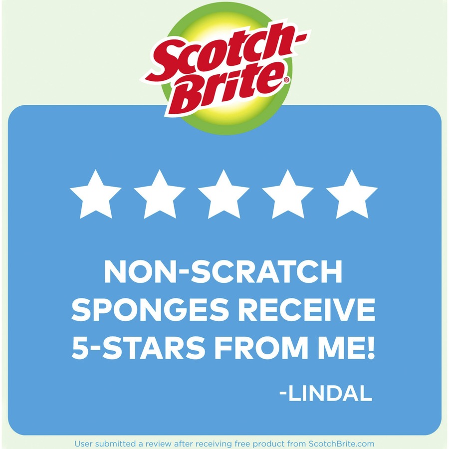Scotch-Brite No Scratch Scrub Sponges