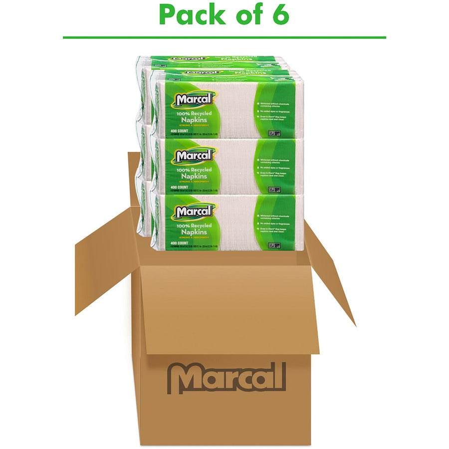 Marcal 100% Recycled Luncheon Napkins