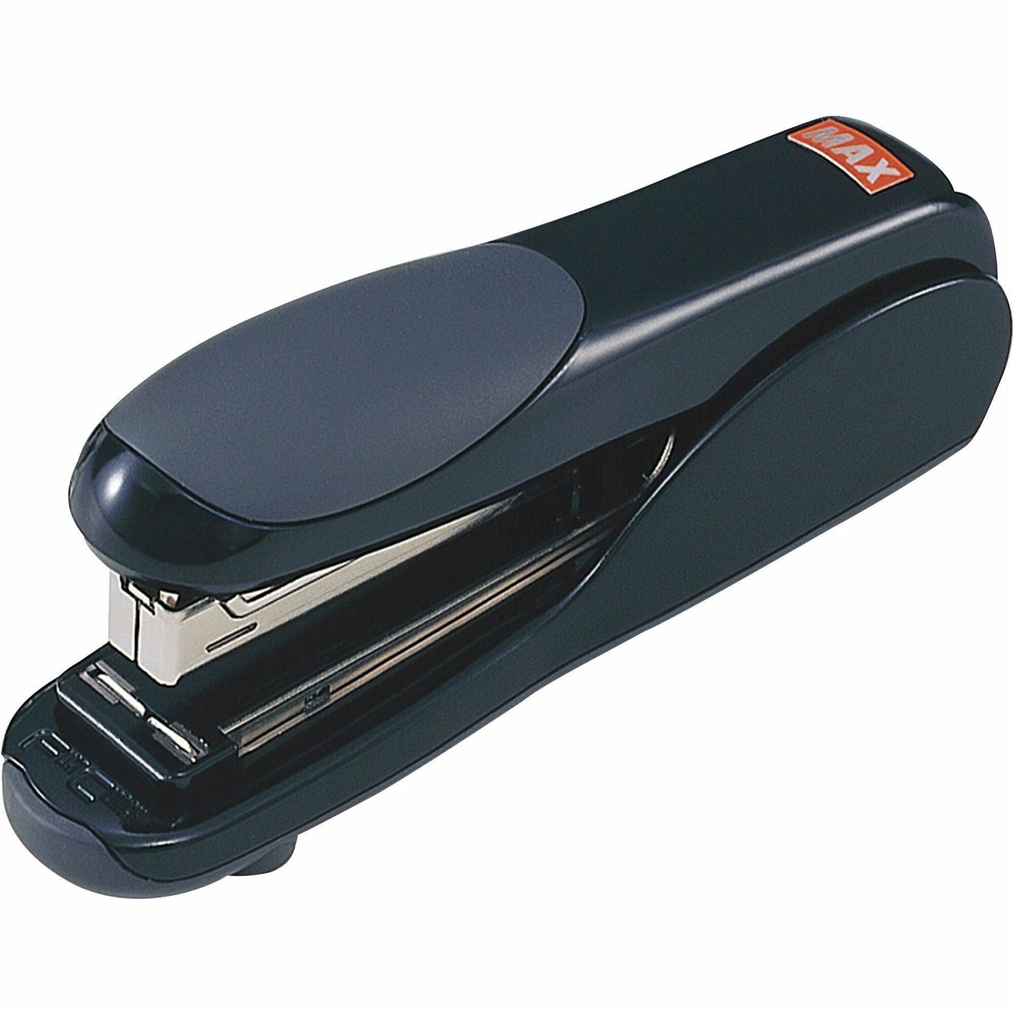 Staples Upto 30 Sheet of 20lb Paper - Holds Upto 210 Staple - Full Strip - Staple Size: 0.25" - 3" Throat Depth - Black - Metal, Rubber - 1 Each