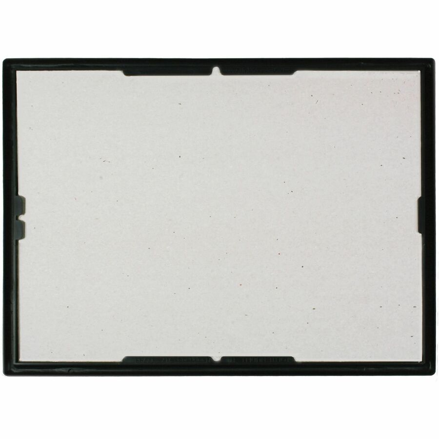 Holds 8.50" x 11" Insert - Horizontal, Vertical - Plastic - Black - 3 / Pack