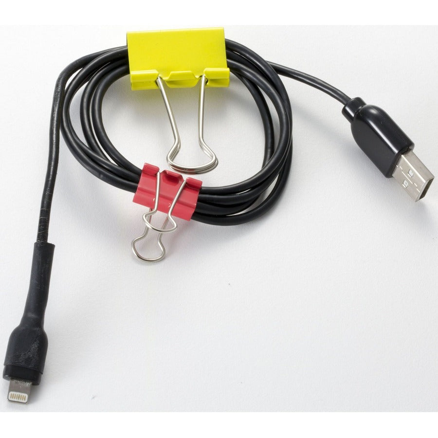 Officemate Binder Clips - Medium - 0.63" Size Capacity - Assorted - 24 / Pack