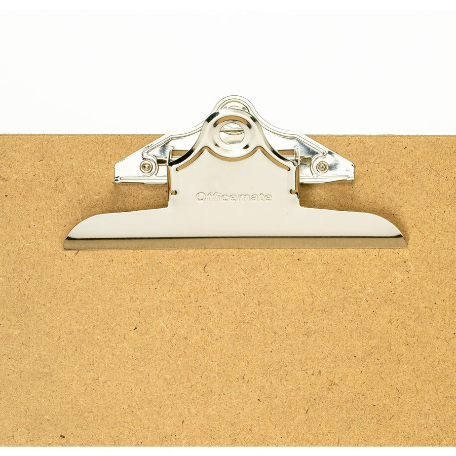 Officemate 83100 Letter Size Wood Clipboard, 9" x 12 .5" ,Recycled Hardboard