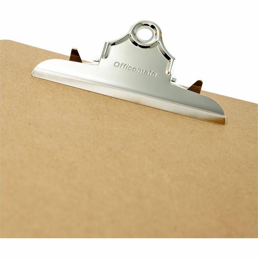 Officemate 83100 Letter Size Wood Clipboard, 9" x 12 .5" ,Recycled Hardboard