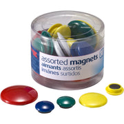 30 x Magnet Shape - Red, Yellow, White, Blue, Green - Magnet - 30 / Pack