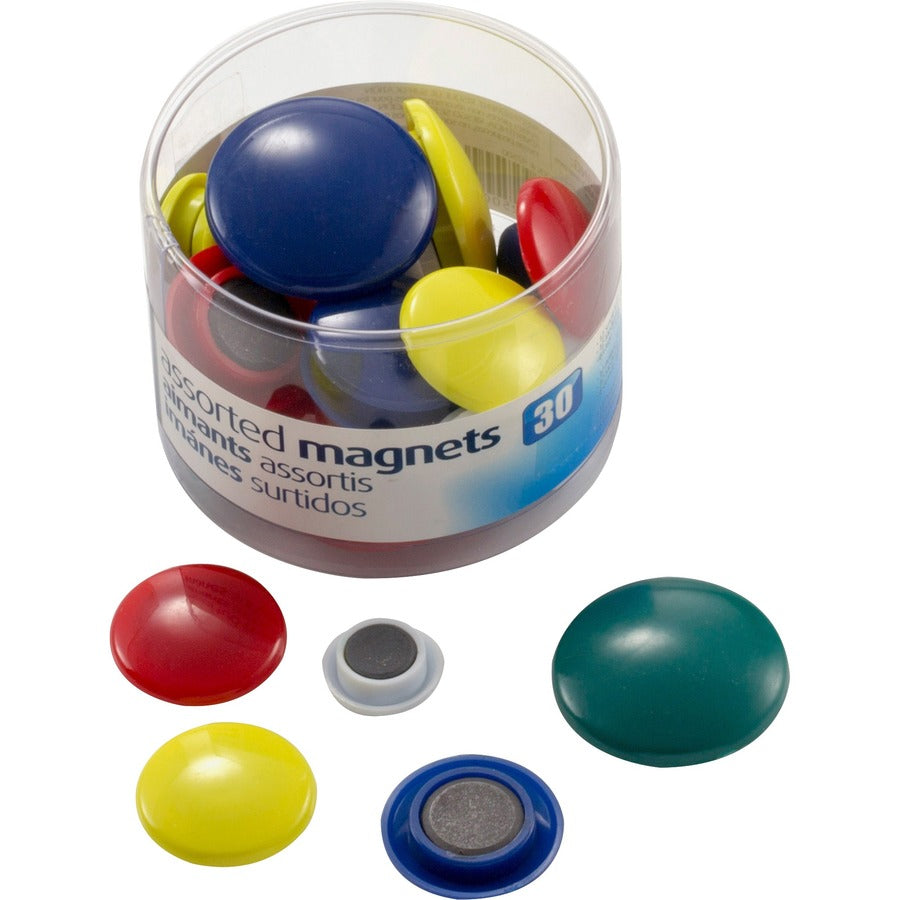 30 x Magnet Shape - Red, Yellow, White, Blue, Green - Magnet - 30 / Pack