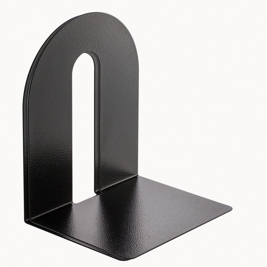 10" Height - Desktop - Non-skid Base, Chip Resistant, Non-slip, Scratch Resistant - Enamel - Black - Steel - 1 Pair