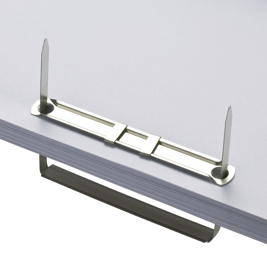 Standard - 2.8" Length - 2" Size Capacity - Silver - Steel - 50 / Box