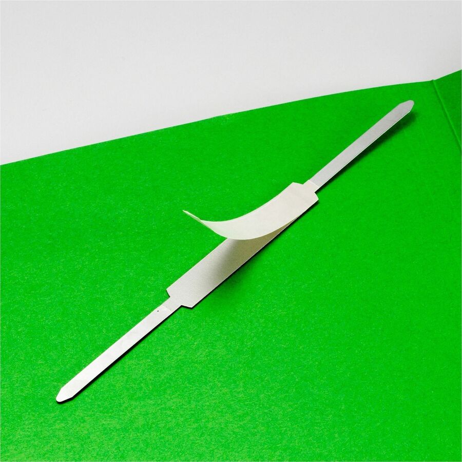 2.8" Length - 2" Size Capacity - Silver - Steel - 100 / Box