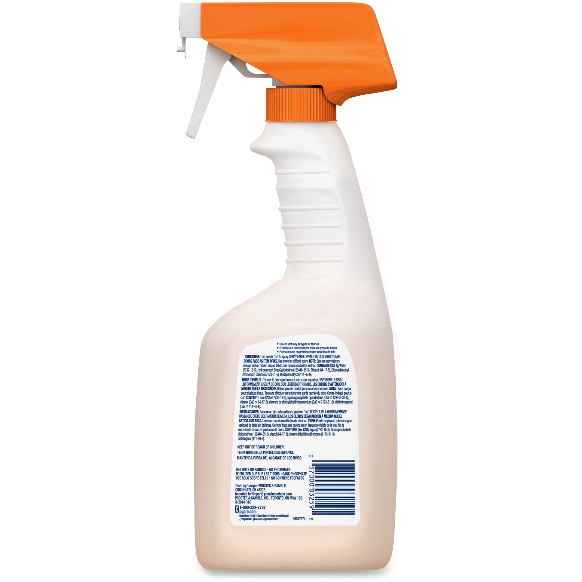 Febreze Fabric Refresher Spray - Spray - 32 fl oz (1 quart) - Fresh Scent - 8 / Carton - White