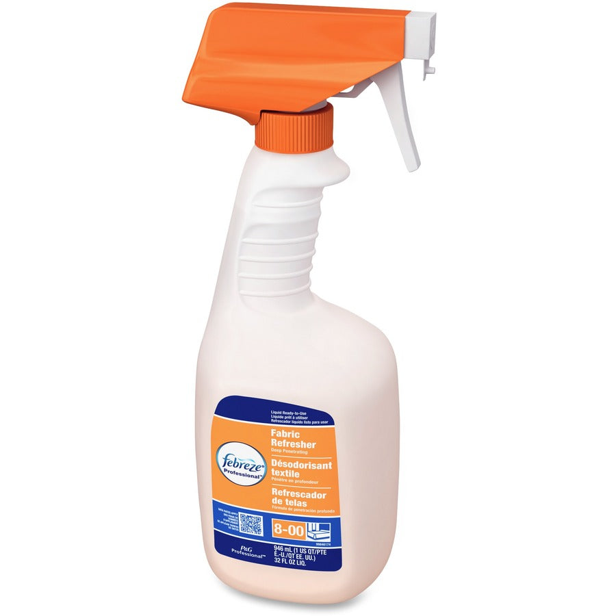 Febreze Fabric Refresher Spray - Spray - 32 fl oz (1 quart) - Fresh Scent - 8 / Carton - White