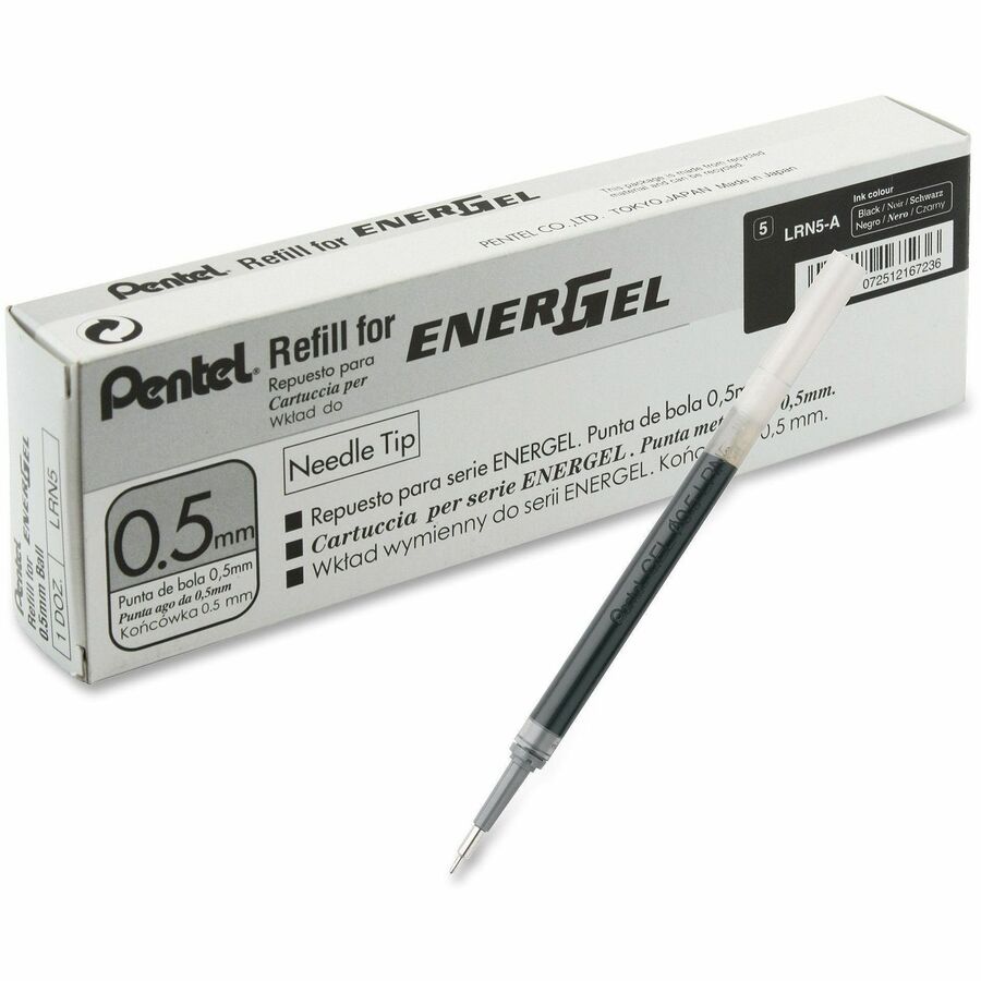 0.50 mm , Fine Point - Black Ink - Smudge Proof, Quick-drying Ink, Glob-free - 1 Each