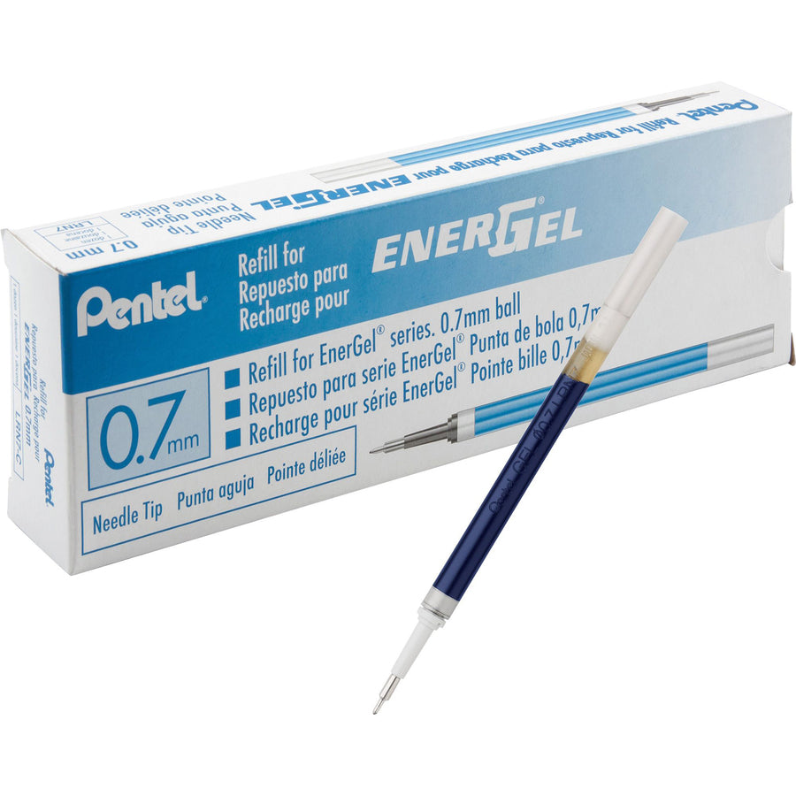 EnerGel Retractable Liquid Pen Refills - 0.70 mm , Medium Point - Blue Ink - Smudge Proof, Quick-drying Ink, Glob-free - 1 Each