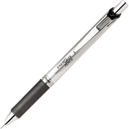 Pentel EnerGize Mechanical Pencils - 0.7 mm Lead - #2 - Refillable - Black Barrel - 1 Dozen