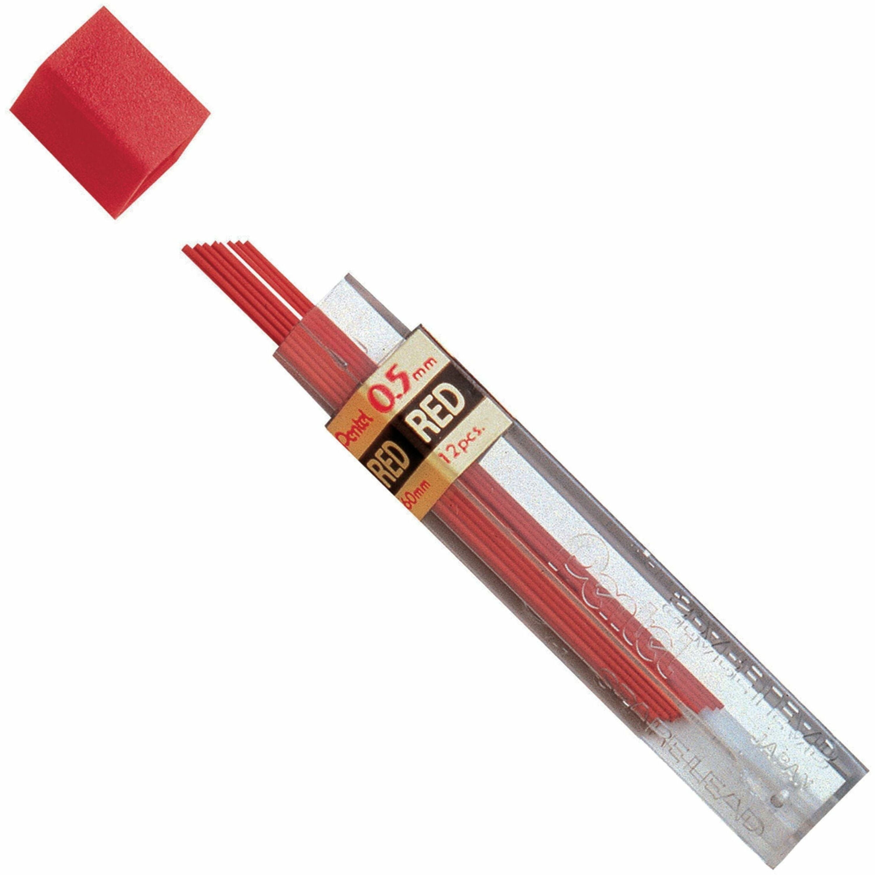 0.5 mm , Fine Point - Red Lead - 12 / Tube