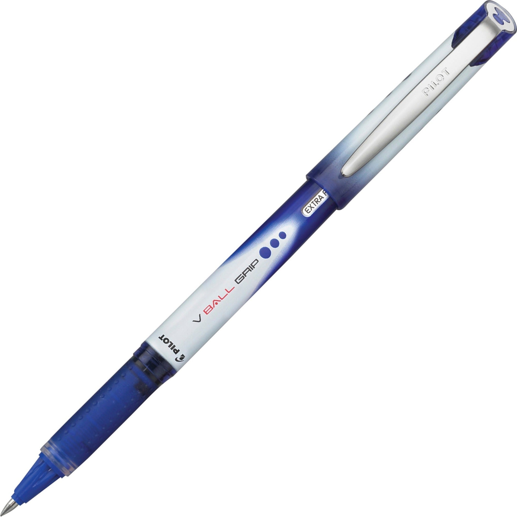 0.5 mm Extra Fine Pen Point - Blue Ink - Metal Barrel - 1 Each