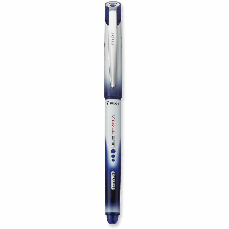 0.5 mm Extra Fine Pen Point - Blue Ink - Metal Barrel - 1 Each