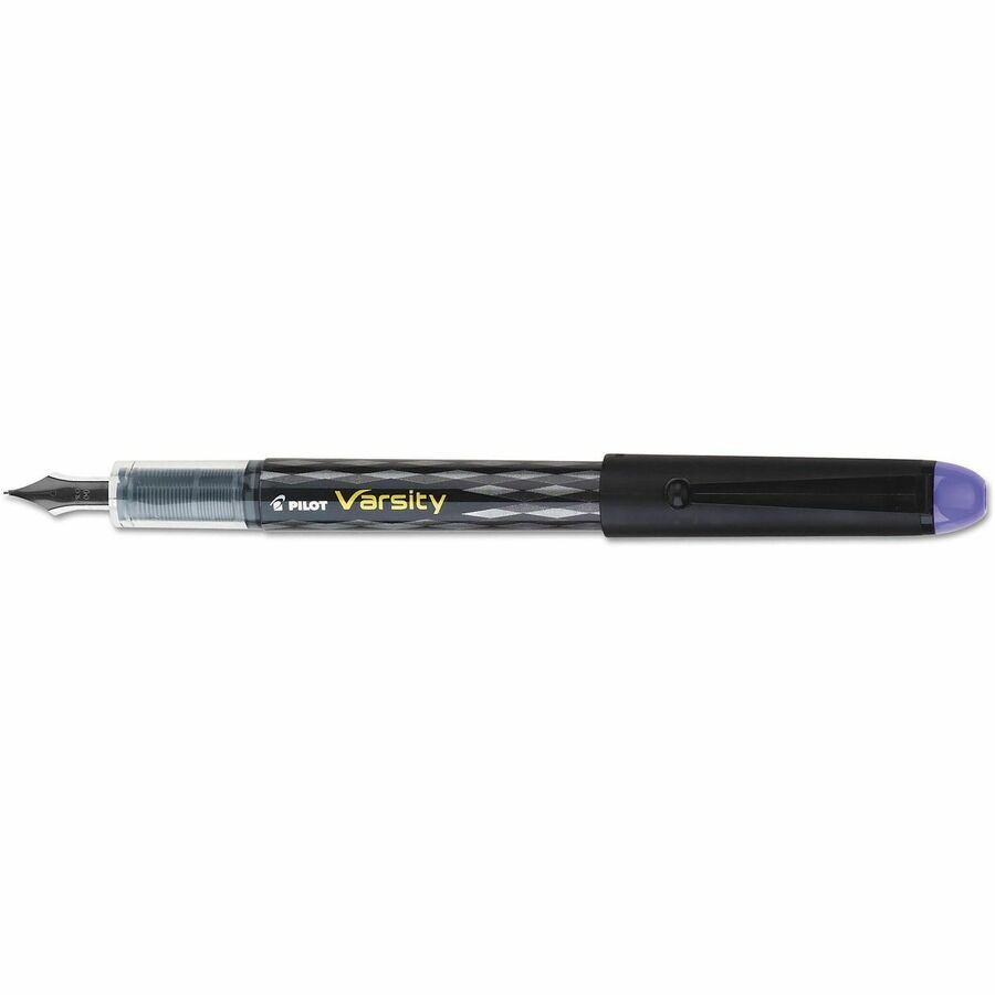 Pilot Varsity Disposable Fountain Pens - Medium Pen Point - Purple Ink - Water Based - 1 Each