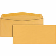 Business - #12 - 4 3/4" Width x 11" Length - 28 lb - Adhesive - Kraft - Kraft - 500 / Box