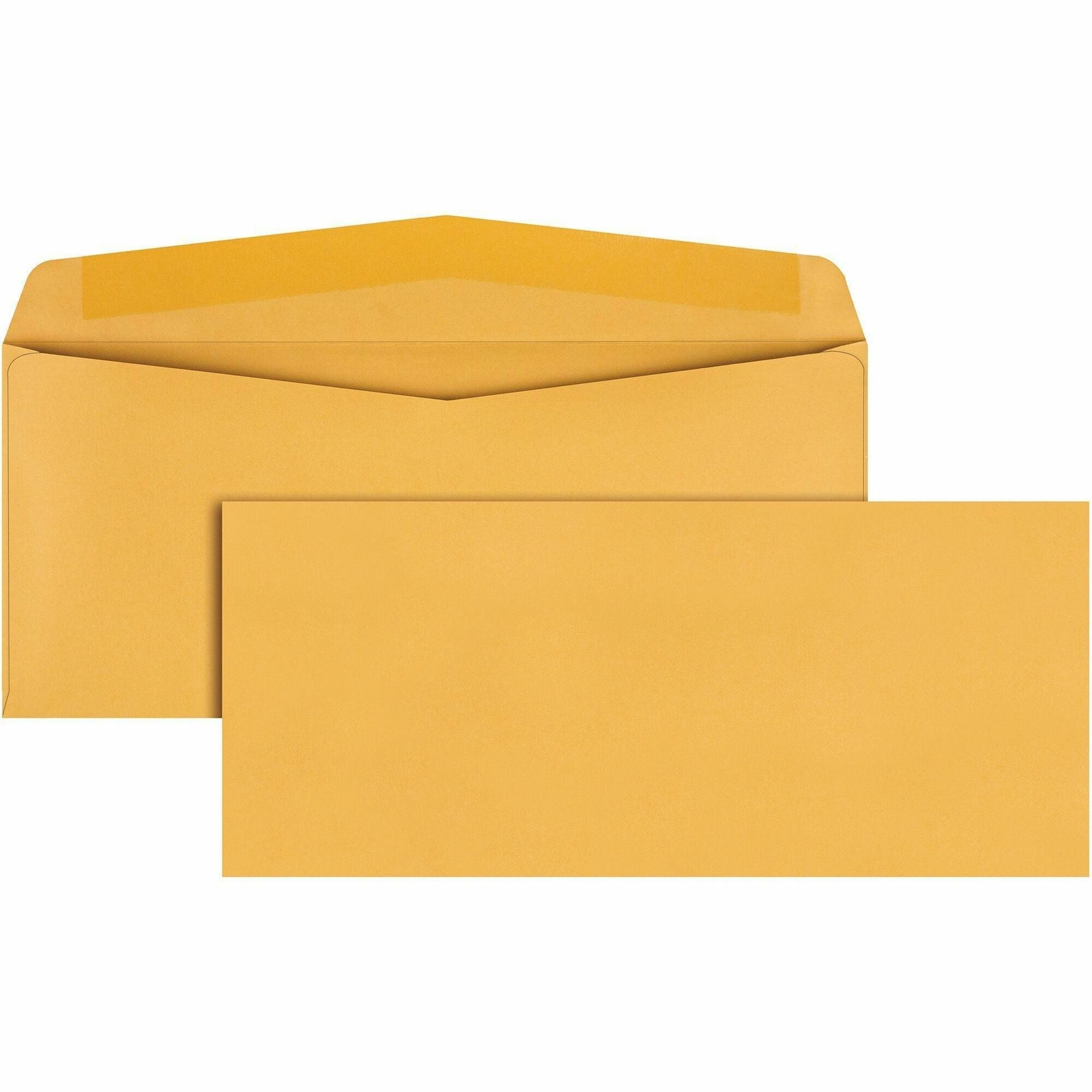 Business - #14 - 5" Width x 11 1/2" Length - 28 lb - Gummed - Kraft - Kraft - 500 / Box