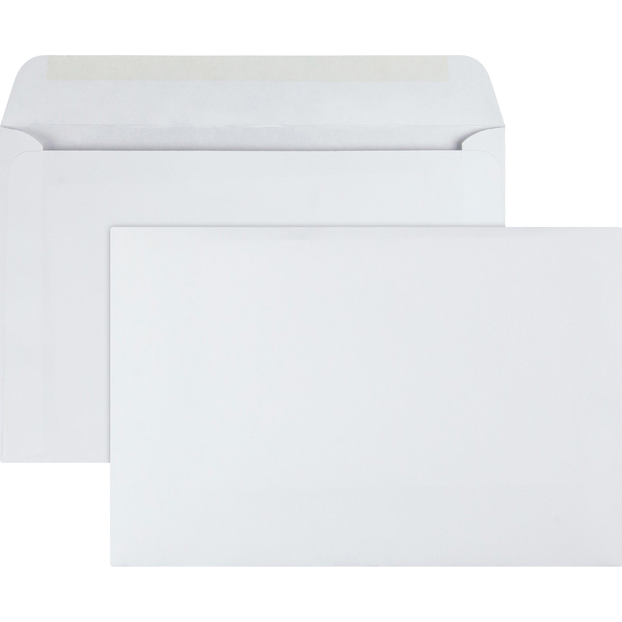 Catalog - #6 1/2 - 6" Width x 9" Length - 24 lb - Gummed - White - 100 / Box