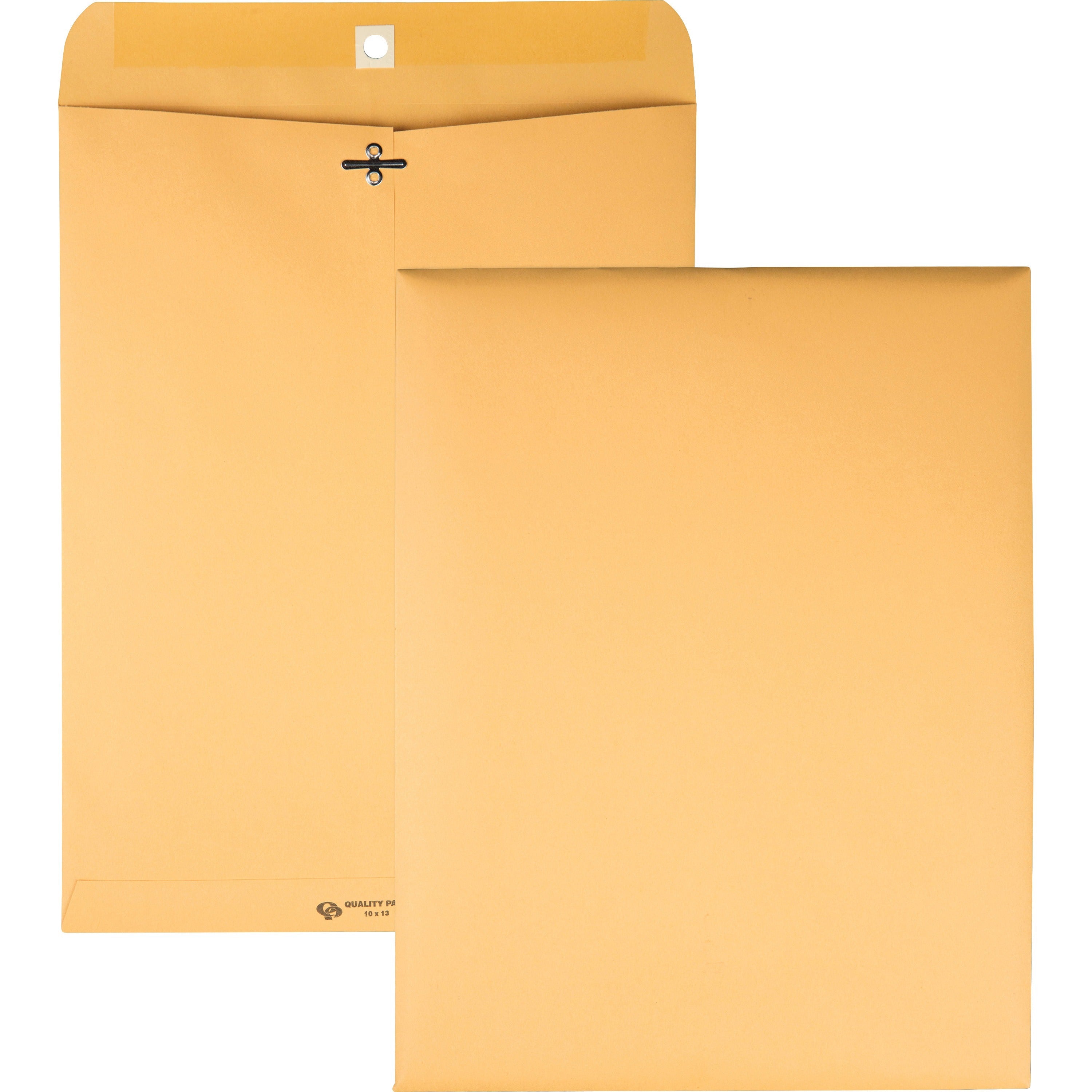 Clasp - #97 - 10" Width x 13" Length - 32 lb - Gummed - Kraft - Kraft - 100 / Box