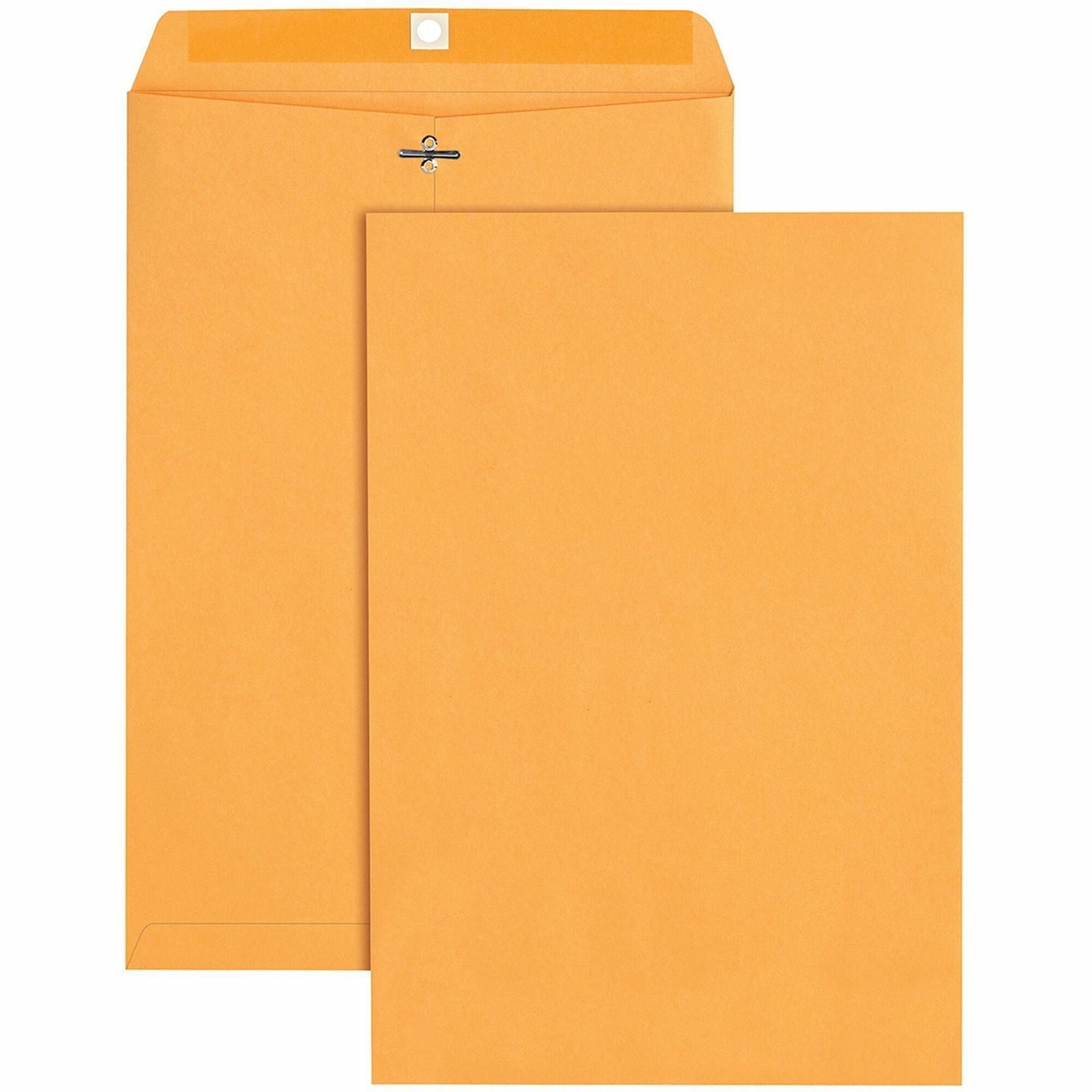 Clasp - #98 - 10" Width x 15" Length - 32 lb - Clasp - Brown - Kraft - 100 / Box