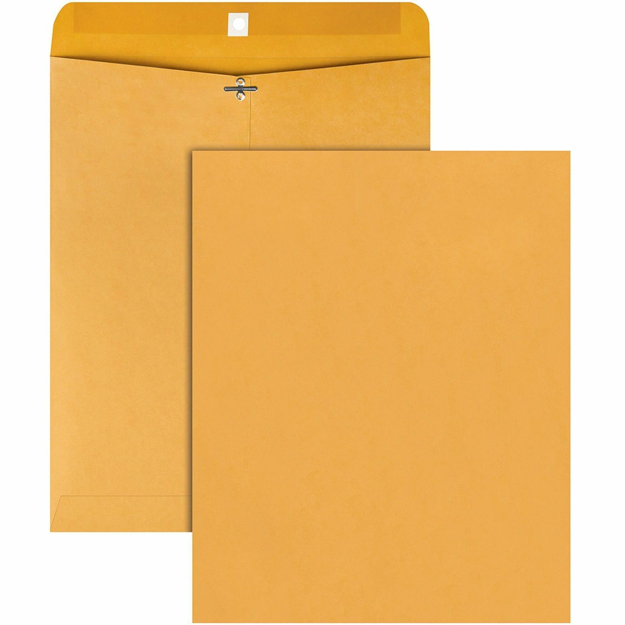 Clasp - #105 - 11 1/2" Width x 14 1/2" Length - 28 lb - Gummed - Kraft - Kraft - 100 / Box