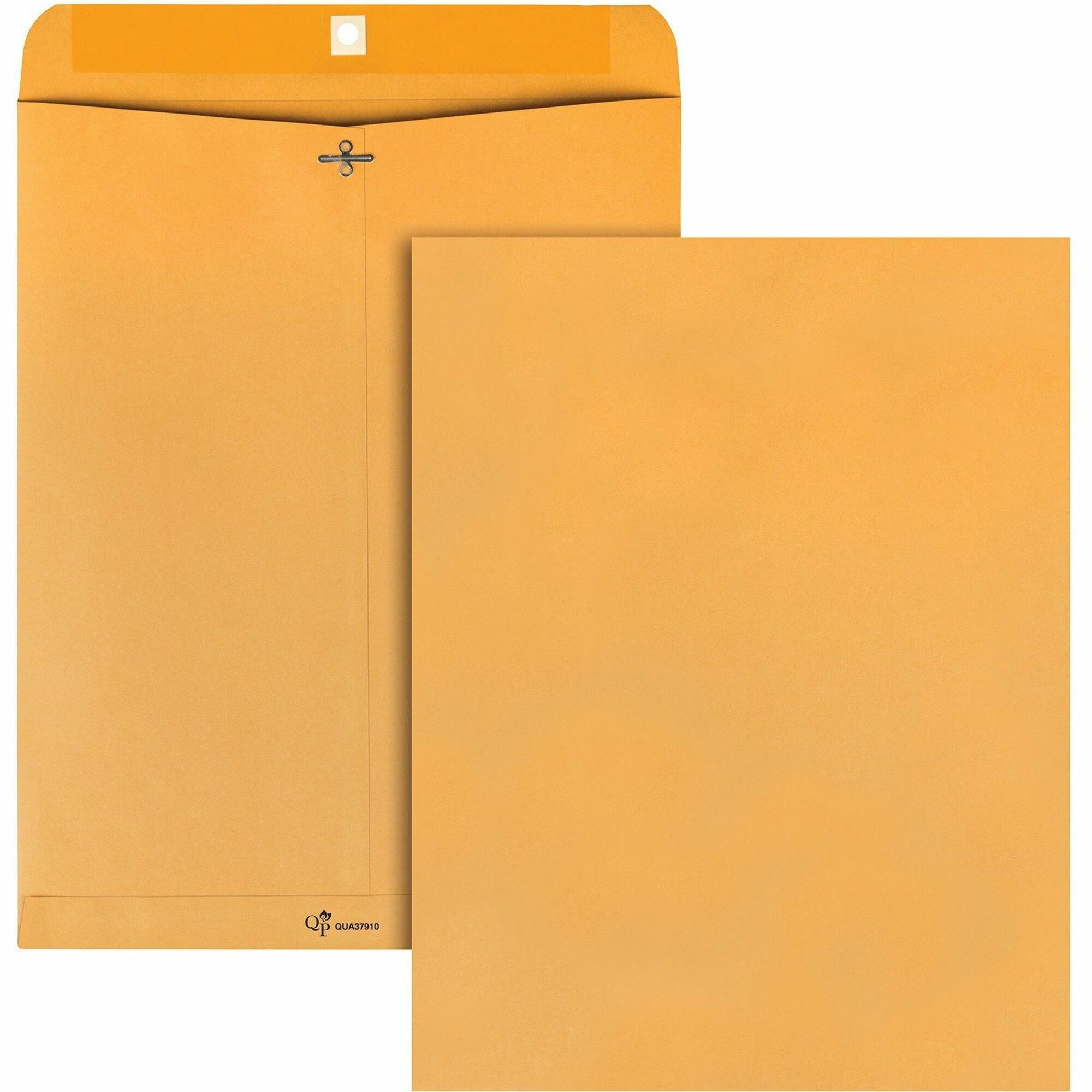 Clasp - #110 - 12" Width x 15 1/2" Length - 28 lb - Gummed - Kraft - Kraft - 100 / Box