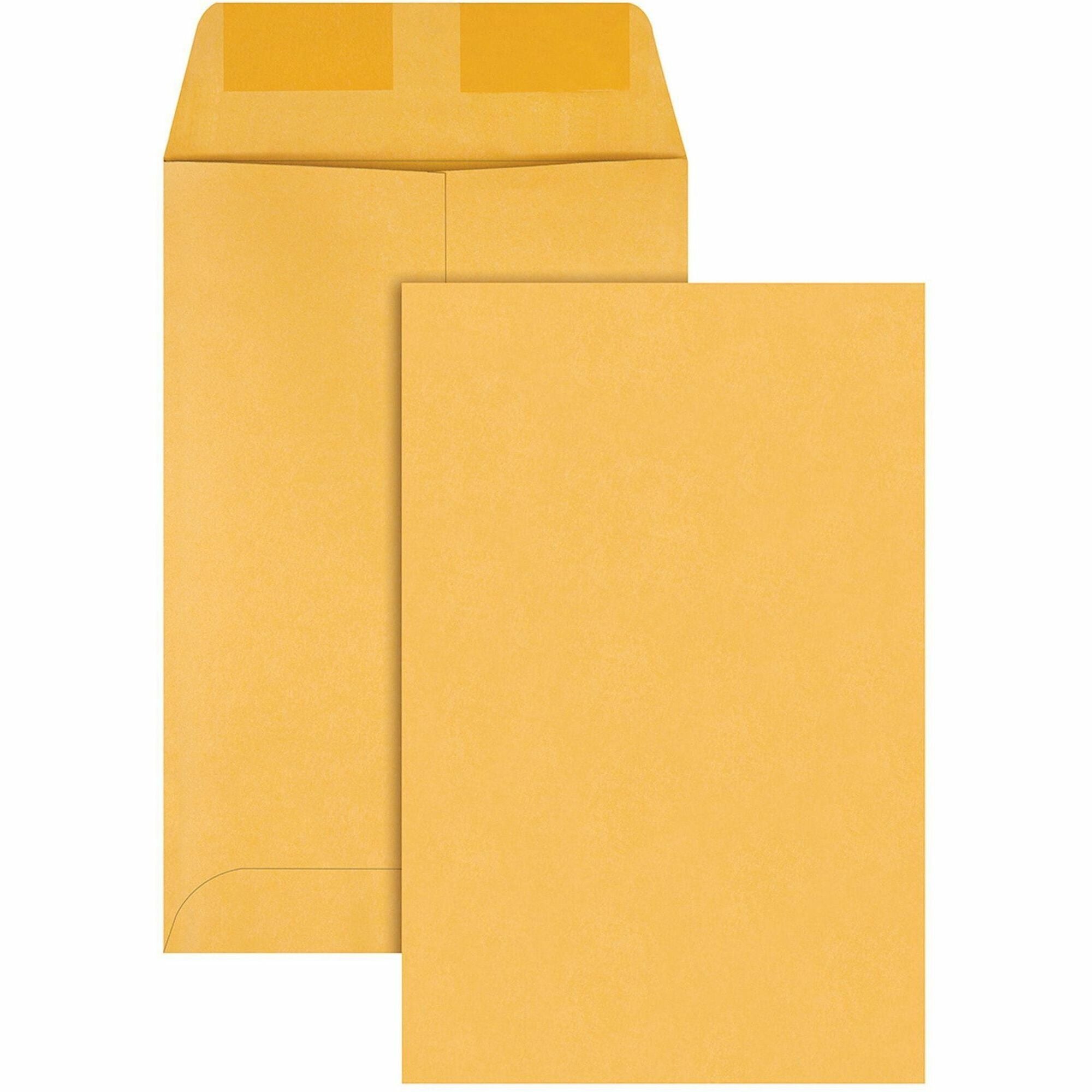 Catalog - #1 3/4 - 6 1/2" Width x 9 1/2" Length - 28 lb - Gummed - Brown - Kraft - 500 / Box