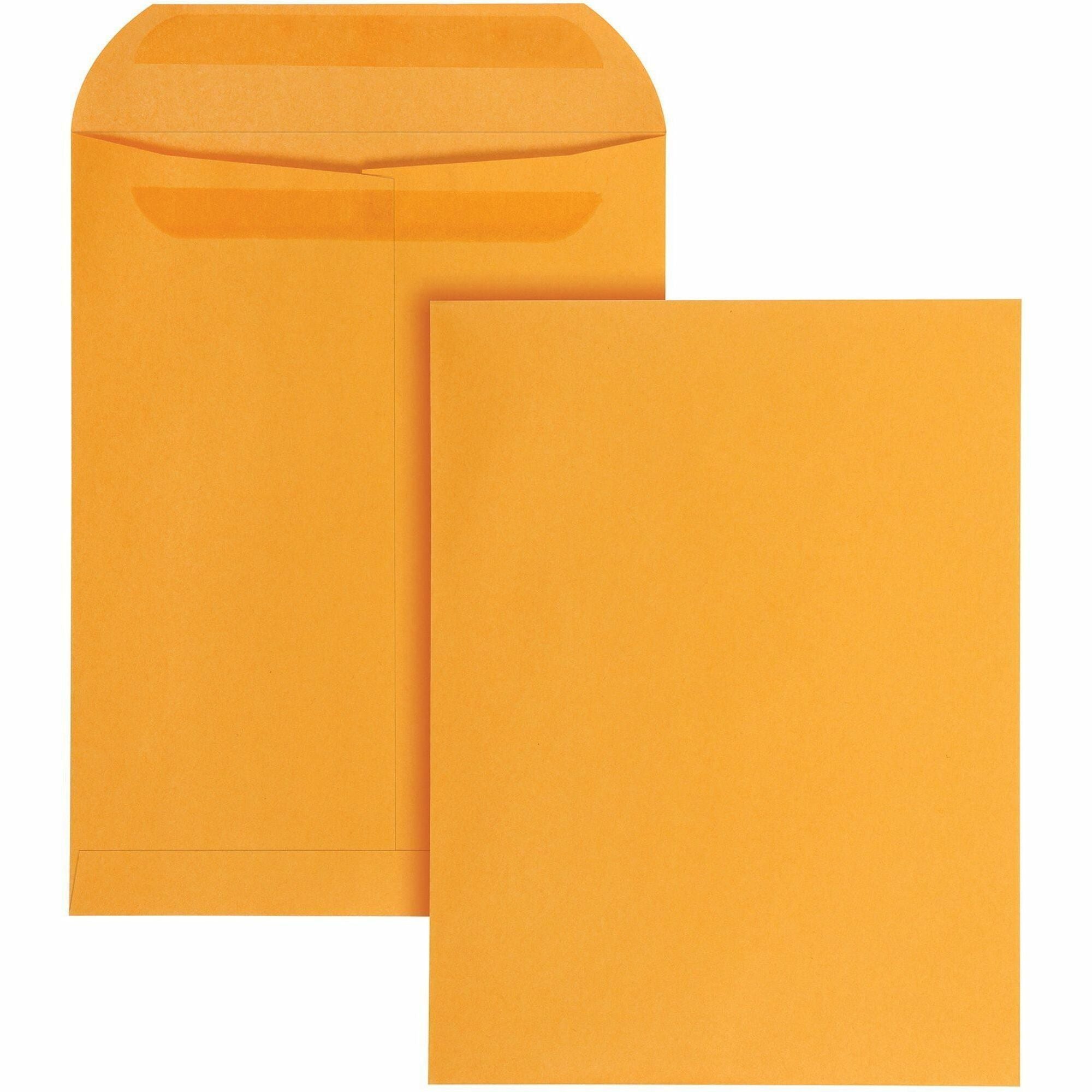 Catalog - #12 1/2 - 9 1/2" Width x 12 1/2" Length - 28 lb - Self-sealing - Kraft - Kraft - 250 / Box