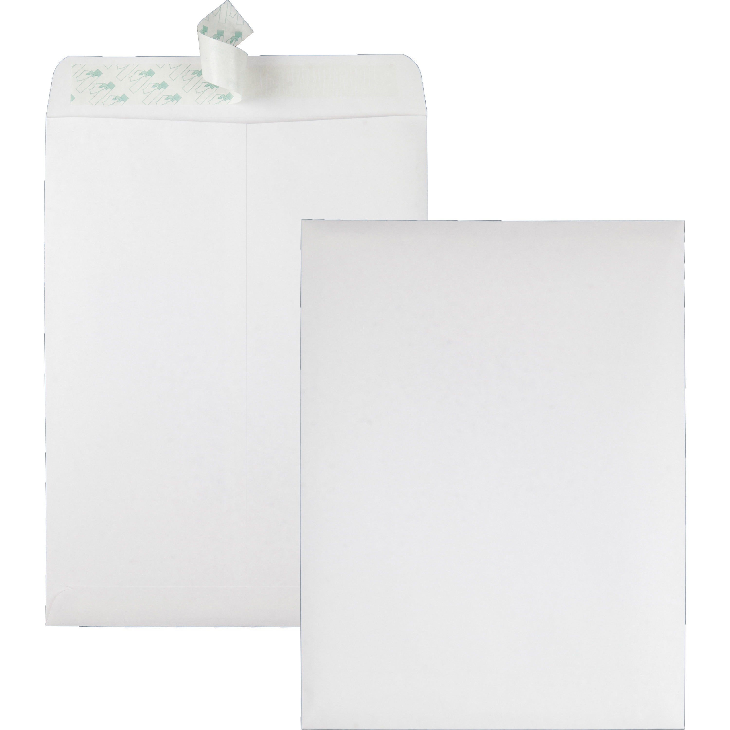 Quality Park 9 x 12 Catalog Envelopes with Redi-Strip&reg; Closure - Catalog - #10 1/2 - 9" Width x 12" Length - 28 lb - Peel & Seal - White - Wove - 100 / Box