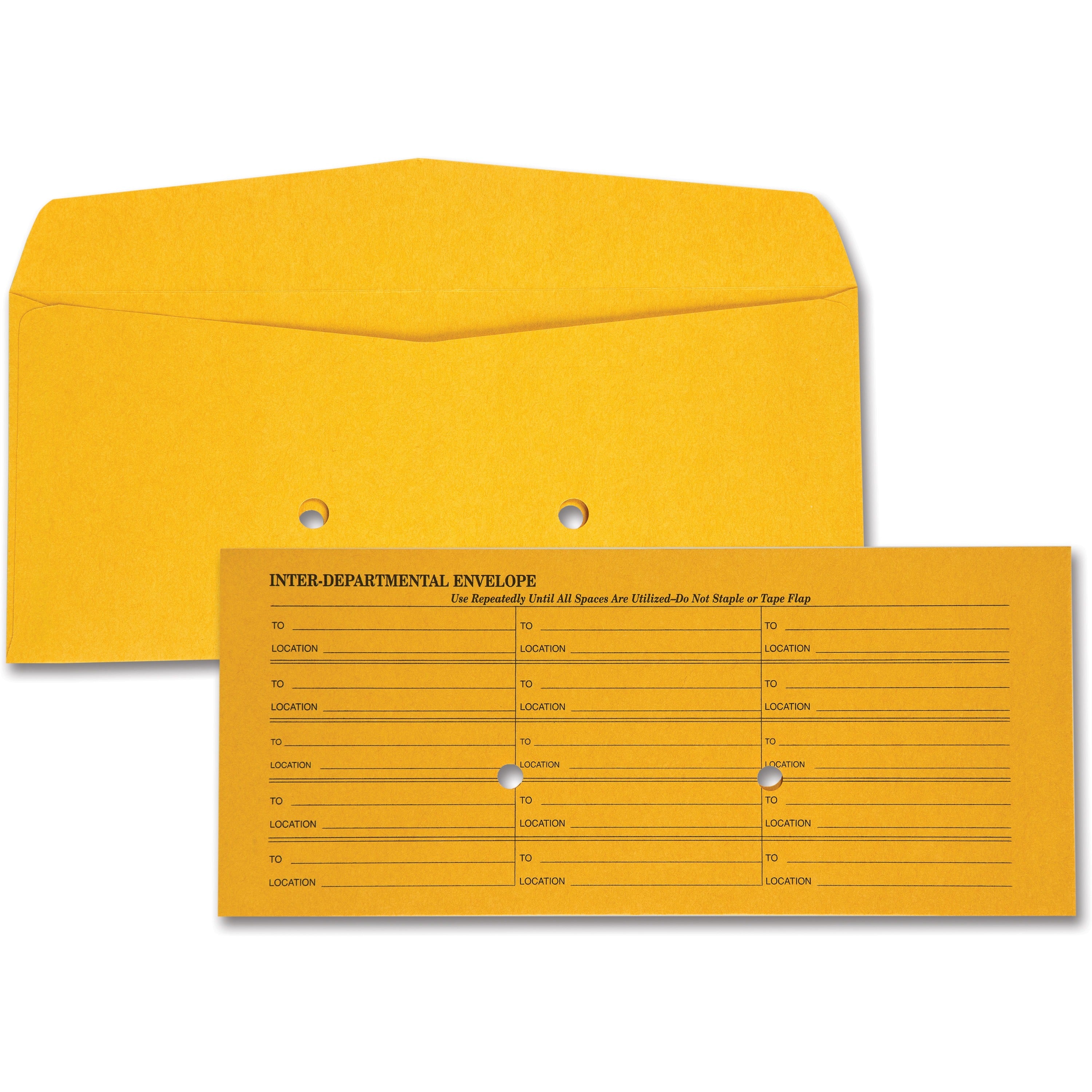 Multipurpose - 10 3/8" Width x 4 1/2" Length - Flap - Kraft - Kraft - 500 / Box