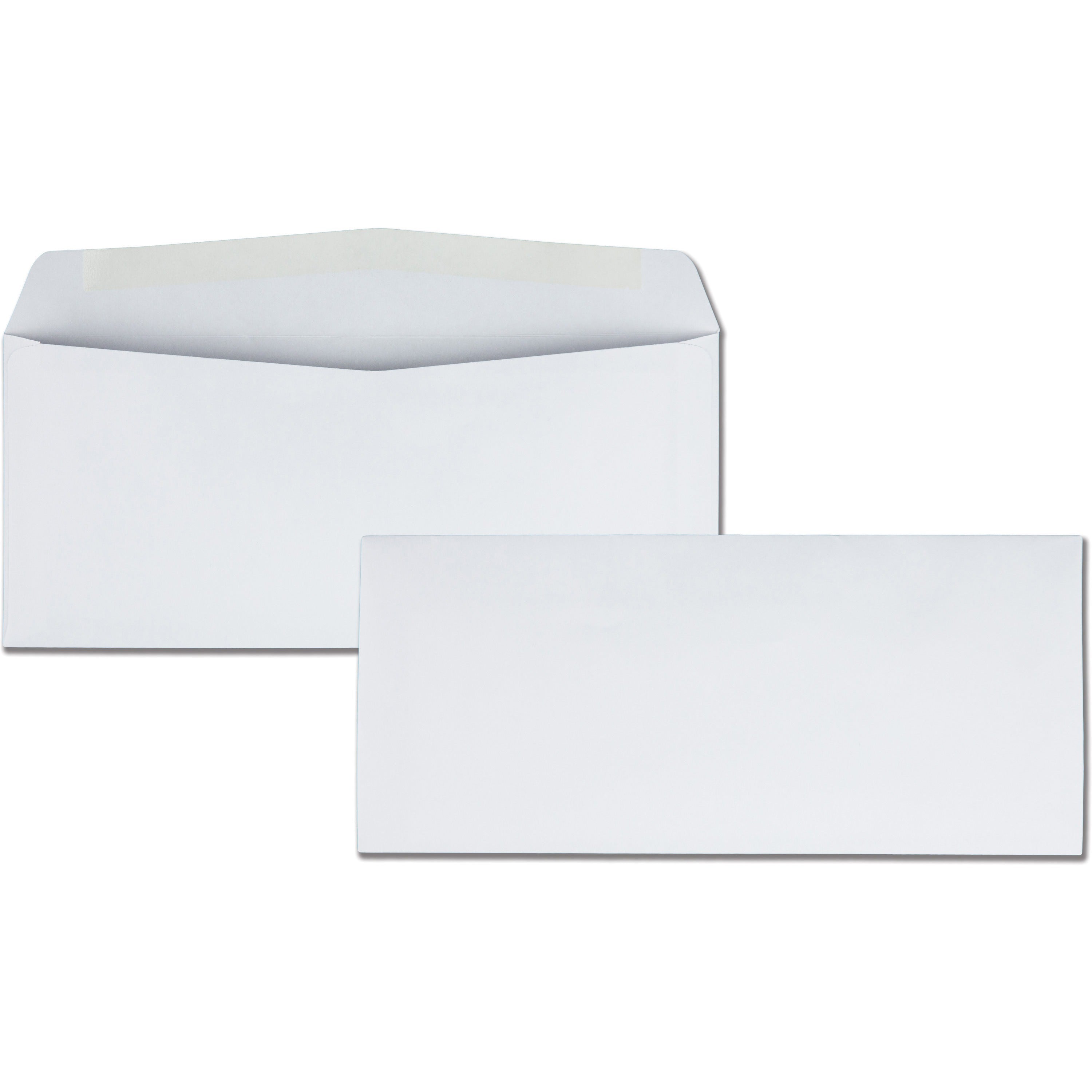 Business - #10 - 4 1/8" Width x 9 1/2" Length - 24 lb - Gummed - White - Wove - 500 / Box