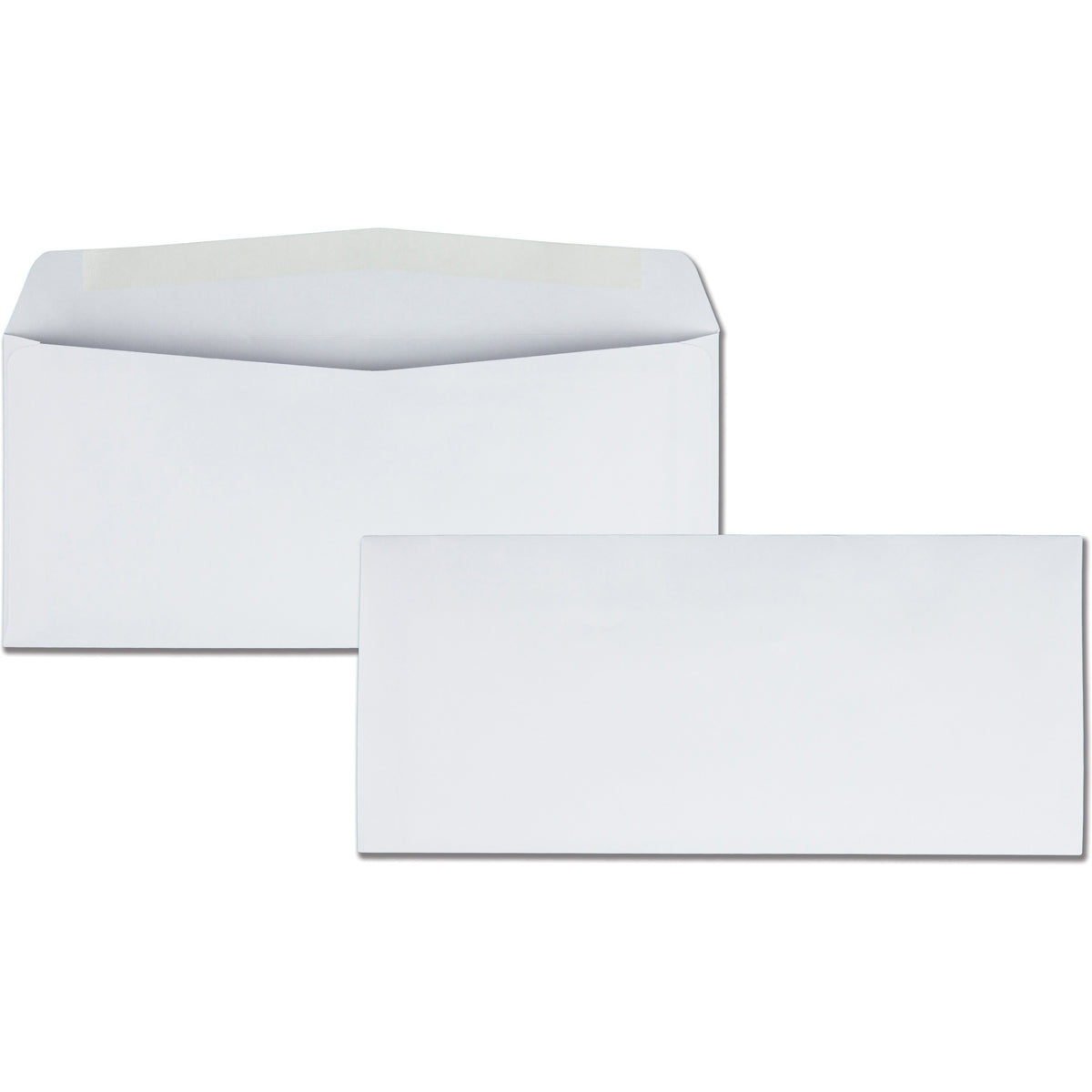 Business - #10 - 4 1/8" Width x 9 1/2" Length - 24 lb - Gummed - White - Wove - 500 / Box