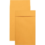 Expansion - 10" Width x 15" Length - 2" Gusset - 40 lb - Self-sealing - Kraft - Kraft - 25 / Pack