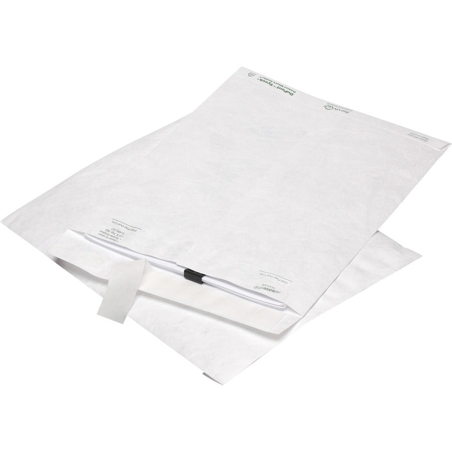 Catalog - #15 1/2 - 12" Width x 15 1/2" Length - 14 lb - Peel & Seal - White - Tyvek - 100 / Box