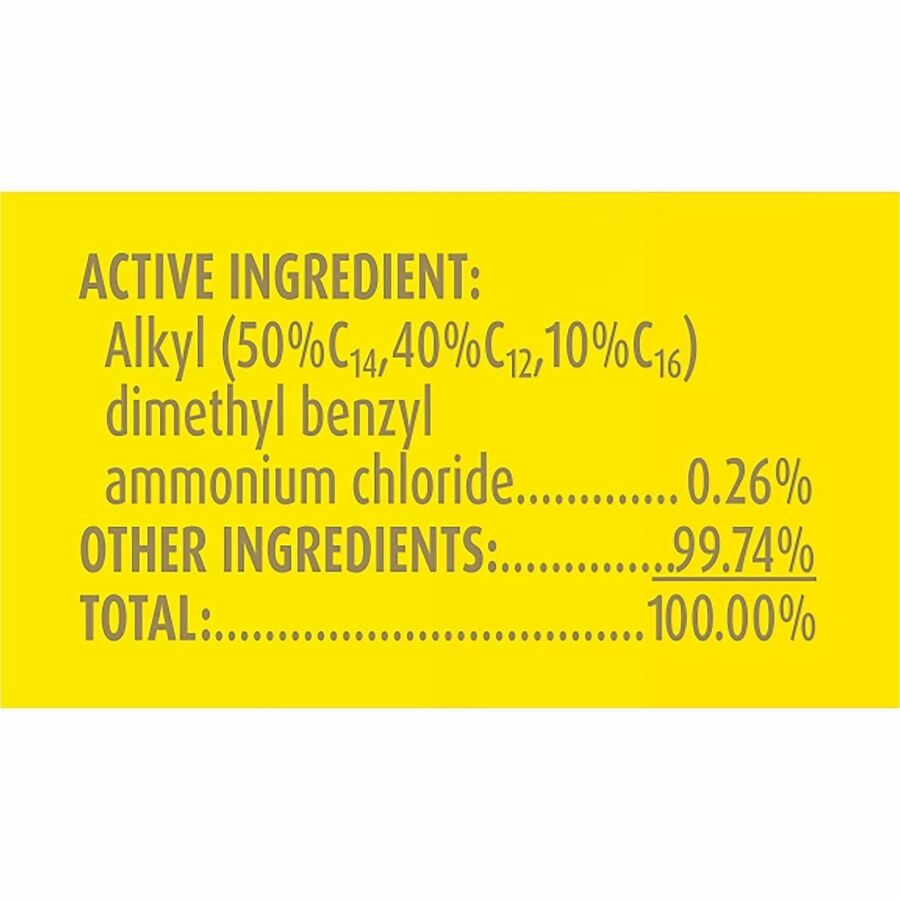 Lysol Disinfecting Wipes - Ready-To-Use - Lemon, Lime Blossom Scent - 7" Length x 7.25" Width - Bleach-free, Antibacterial, Disinfectant, Pre-moistened - White - 80/Tub - 6 / Carton